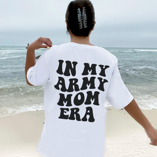 In My Army Mom Era Comfort Colors Shirt