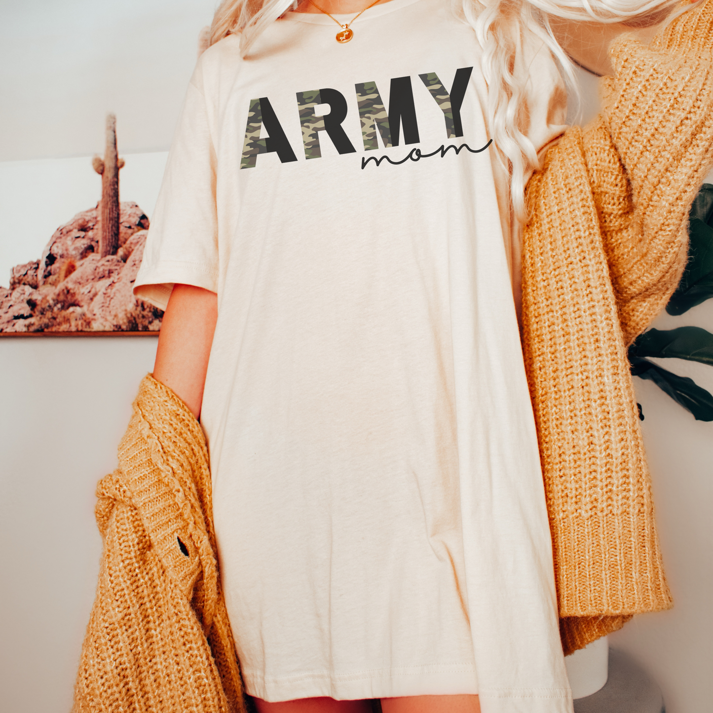 Army Mom Comfort Colors Shirt