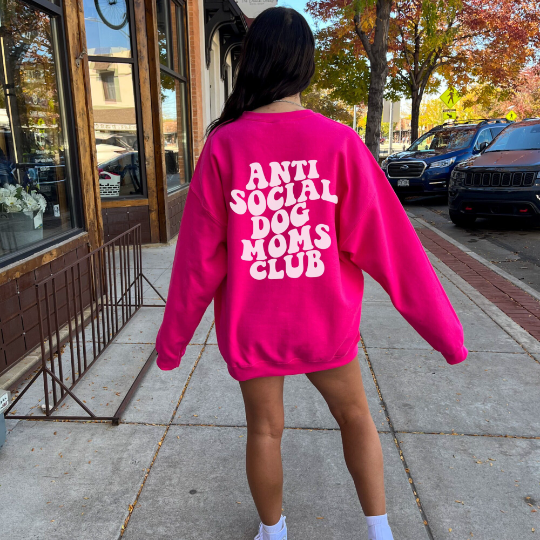 Antisocial Dog Moms Club Sweatshirt