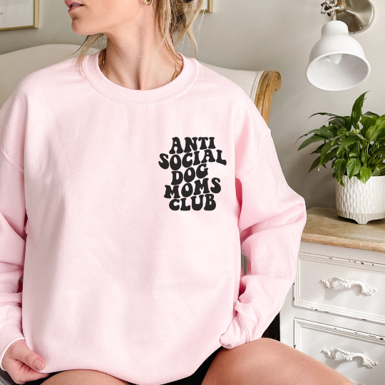 Antisocial Dog Moms Club Sweatshirt