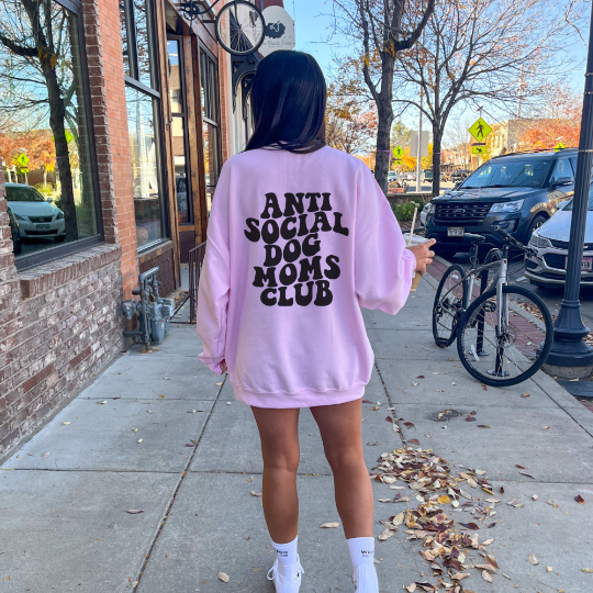 Antisocial Dog Moms Club Sweatshirt