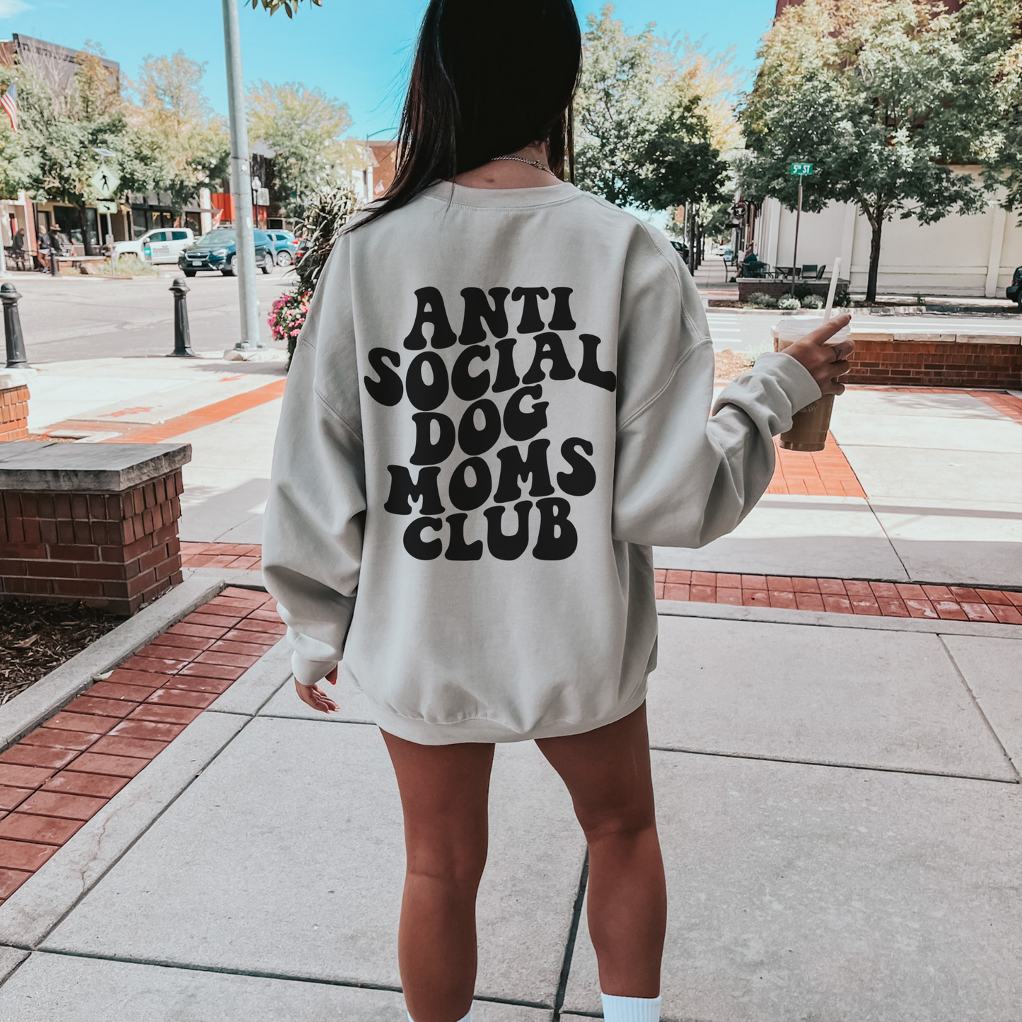 Antisocial Dog Moms Club Sweatshirt