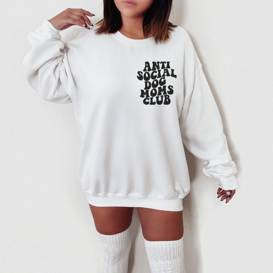 Antisocial Dog Moms Club Sweatshirt