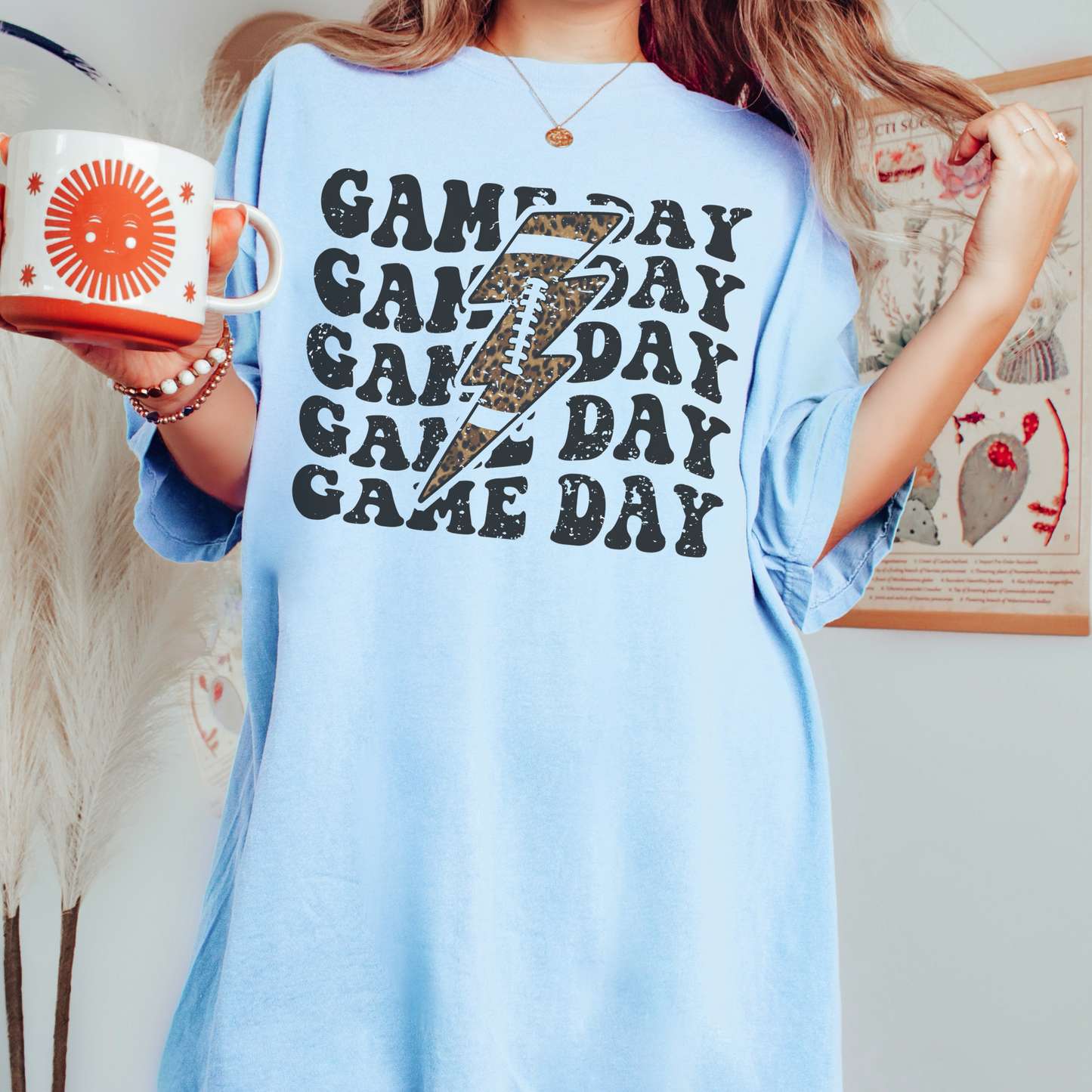 Football Game Day Comfort Colors Shirt