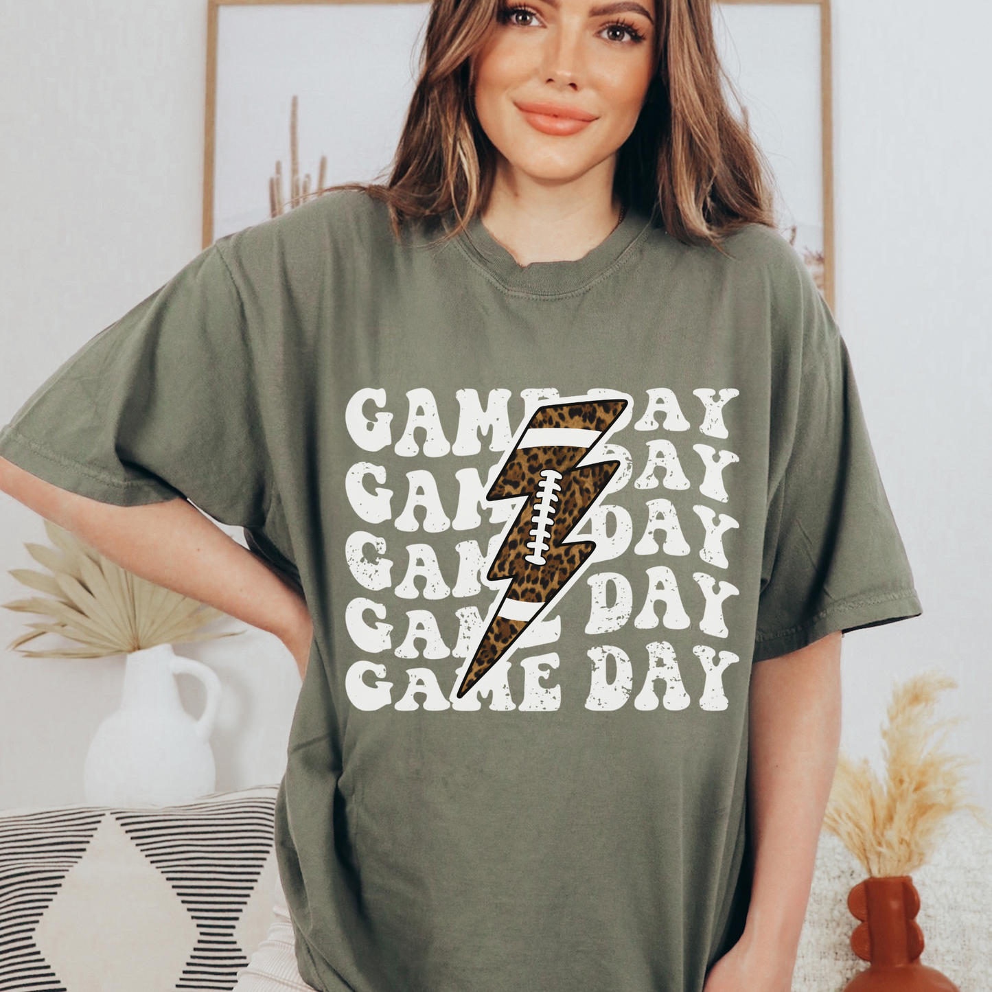 Football Game Day Comfort Colors Shirt