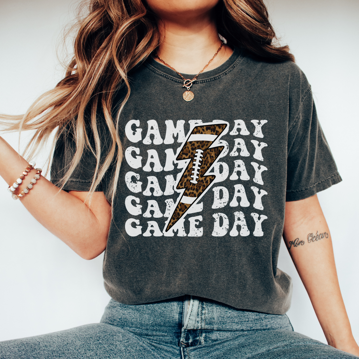 Football Game Day Comfort Colors Shirt