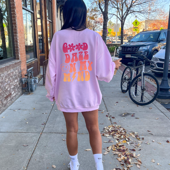 Retro Good Daze On My Mind Sweatshirt