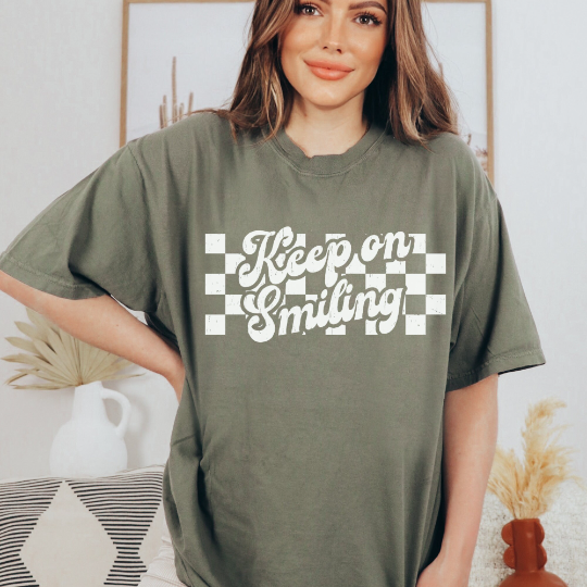 Keep On Smiling Comfort Colors Shirt