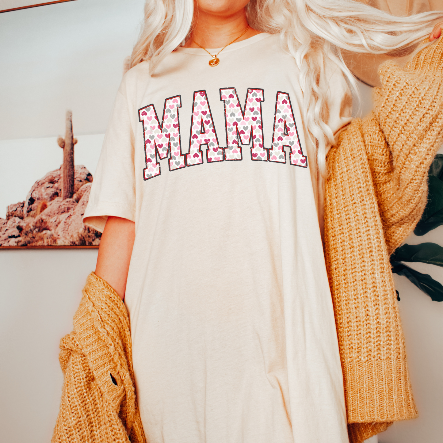 Mama Valentine's Day Comfort Colors Shirt