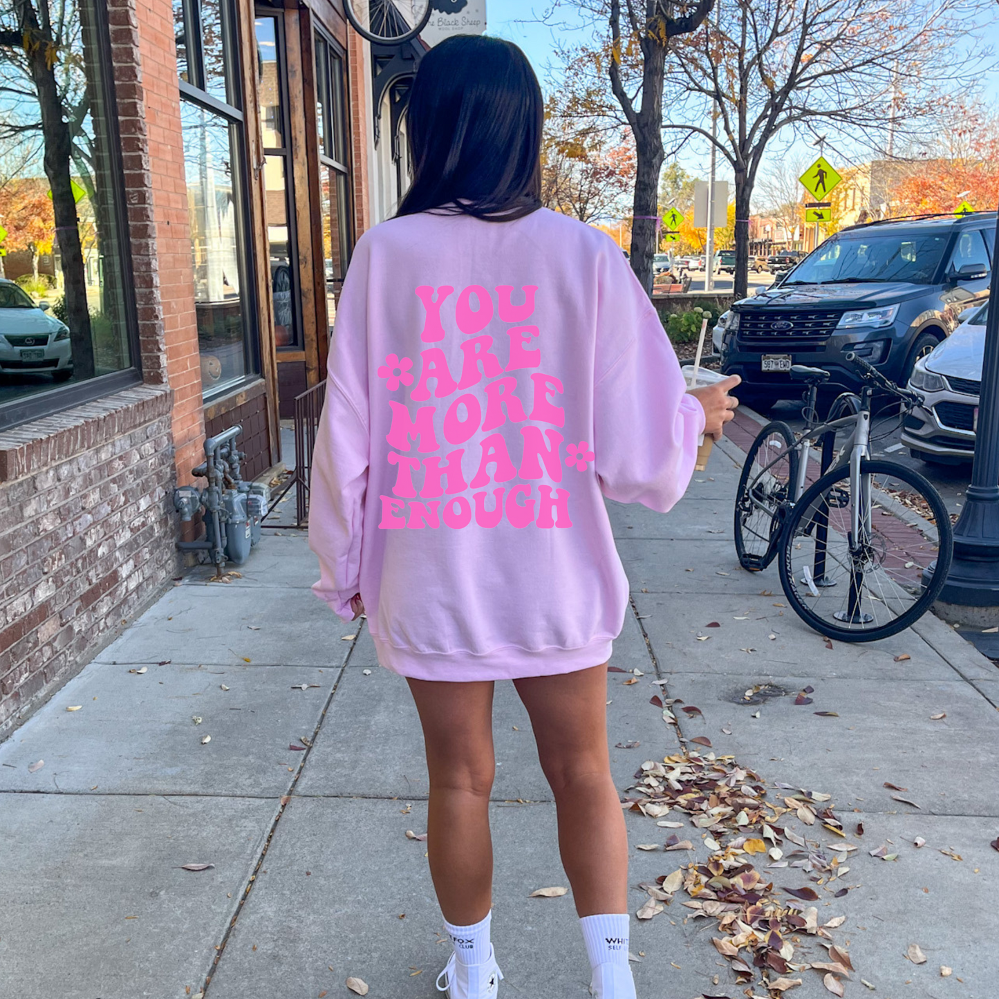 You Are More Than Enough - Preppy Y2K Sweatshirt