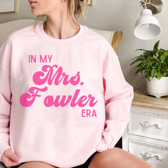 Custom Last Name Sweatshirt