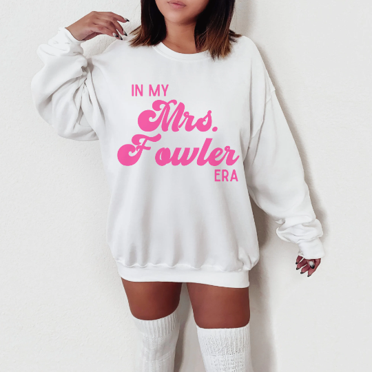 Custom Last Name Sweatshirt