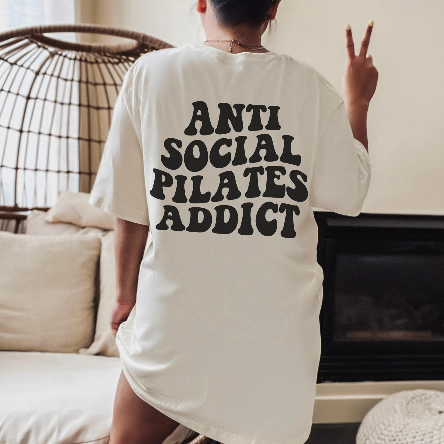 Antisocial Pilates Addict Comfort Colors Shirt