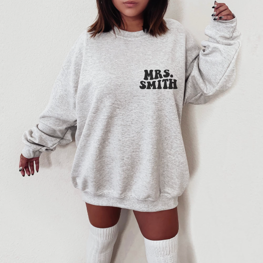 Retro Custom Bride Sweatshirt