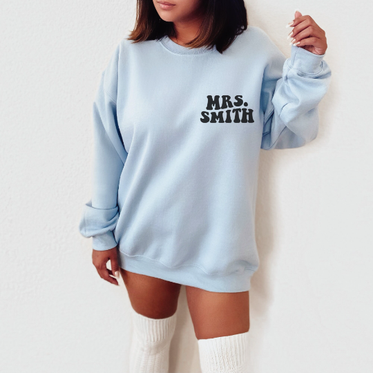 Retro Custom Bride Sweatshirt