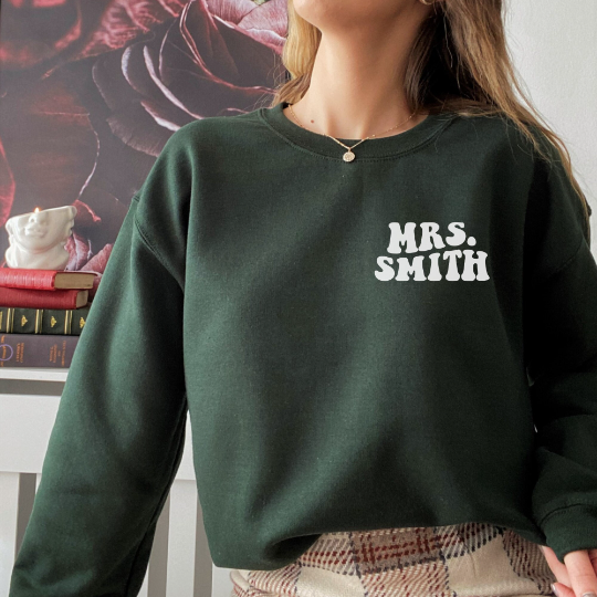 Retro Custom Bride Sweatshirt