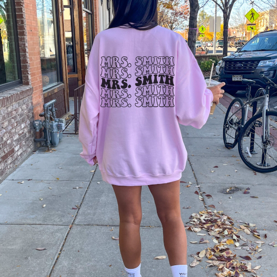 Retro Custom Bride Sweatshirt