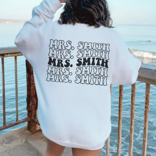 Retro Custom Bride Sweatshirt