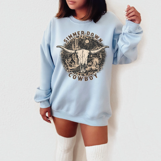 Simmer Down Cowboy Sweatshirt