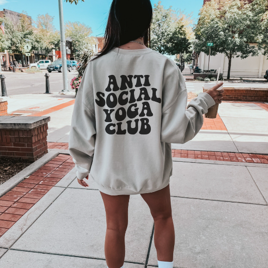 Antisocial Yoga Club Sweatshirt