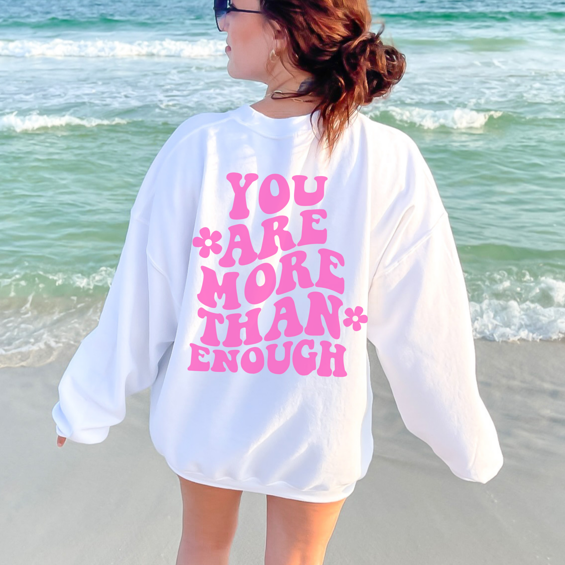 preppy y2k you are more than enough sweatshirt